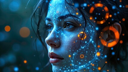 The technological and artistic scenes of characters