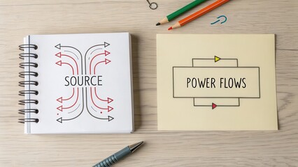 Creative Concept of Source and Power Flows in Modern Design