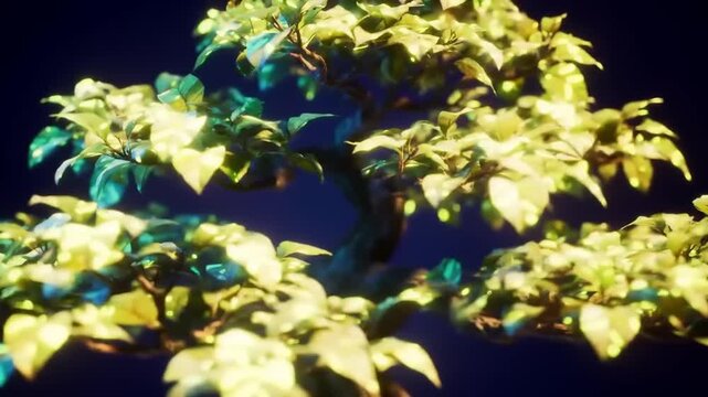 Bonsai tree closeup