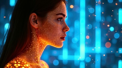 The technological and artistic scenes of characters