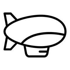 zeppelin icon line © Dimas Anom