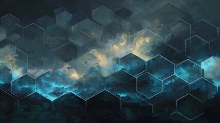 hexagon, pattern, design, shape, technology, illustration, vector, 3d, football, geometric, ball, texture, wallpaper, science, structure, soccer, cell, seamless, element, business, art, molecular, con