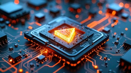 The technological and artistic scene of chips