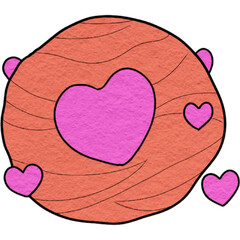 planet mars illustration orange red