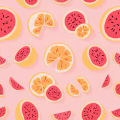 seamless pattern with fruit