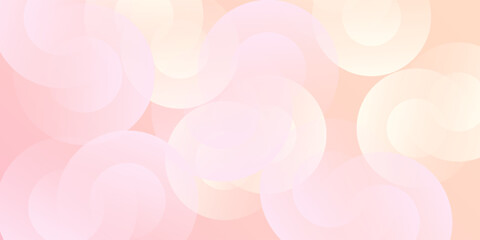 Modern banner background pastel colorful pink and yellow gradations abstract modern simple design