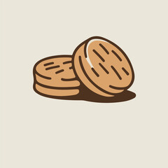 illustration of biscuits