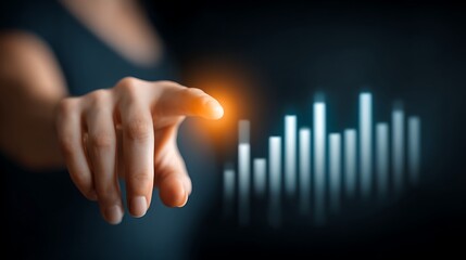 Dynamic Interaction with Digital Graphs and Data Visualization through Touch and Technology in Modern Business Environments