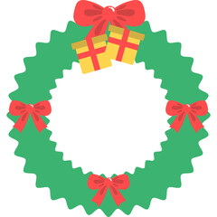 Christmas Green Wreath Decoration
