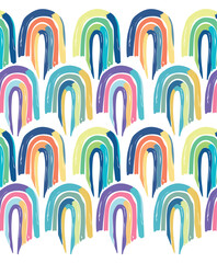A versatile vector seamless pattern. This abstract design features vibrant, contrasting paint strokes on a white background, creating a dynamic and engaging texture perfect for any creative project.