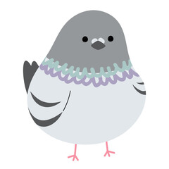 Pigeon Single 22 cute, PNG illustration.