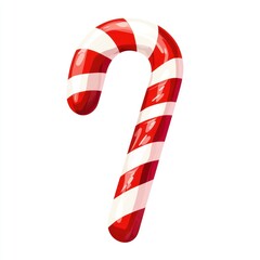 Obraz premium Cute illustration of Christmas Candy cane candy christmas sweets.