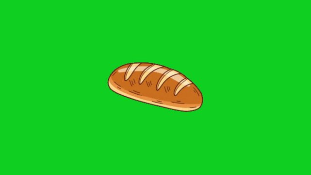 vector illustration of a bread