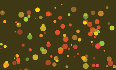 Abstract minimalist background with circles in brown orange and yellow tones