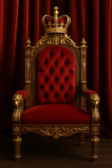 Majestic Velvet Throne High quality Realistic image