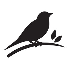 Birds vector illustration on a white background.Simple design,perfect for various uses