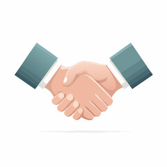 Successful Partnership A Handshake Representing Collaboration and Agreement