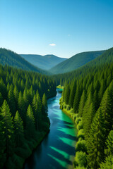 lake in the mountains