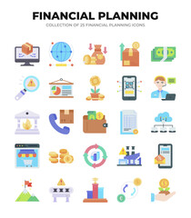 Financial Planning Icons. 25 Essential Icons for Business