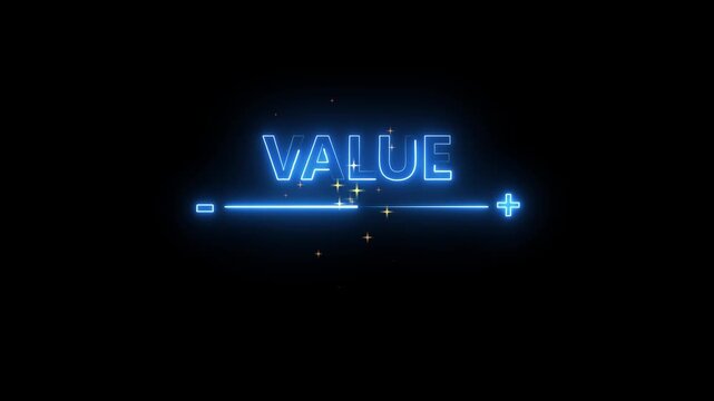 value and efficiency concept. Business adjusting virtual slider from min to max, process to increase value and efficiency. The concept of business value added