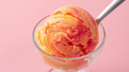 Colorful Sherbet Ice Cream Food Photo