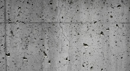 Textured Concrete Wall with Cracks and Imperfections.