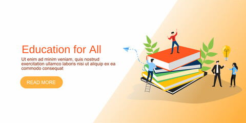 abstract colorful background business educatiom banner or website