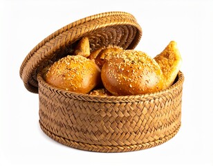 basket with mushrooms