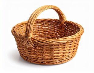 empty wicker basket