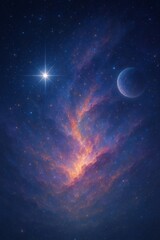 Obraz premium 우주의 모습