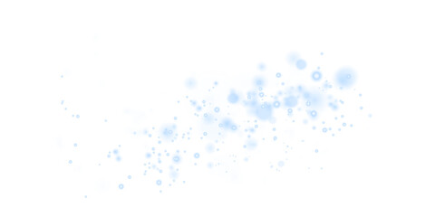 Soft blue bokeh overlay with delicate circular shapes and a dreamy atmosphere, creating a serene backdrop for various design projects and artistic expressions with copy space