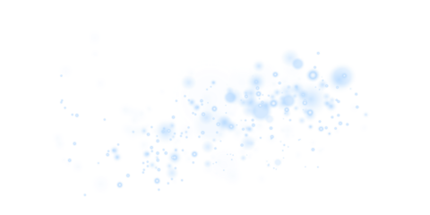 Soft blue bokeh overlay with delicate circular shapes and a dreamy atmosphere, creating a serene backdrop for various design projects and artistic expressions with copy space