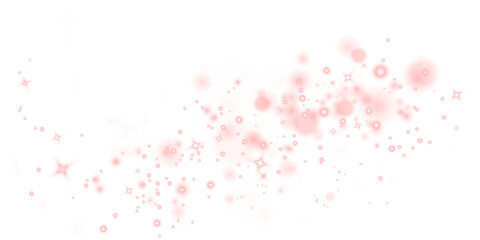 Soft pink bokeh overlay with sparkling effects, creating a dreamy atmosphere for design projects, featuring blurred circles and stars, ideal for backgrounds and artistic compositions