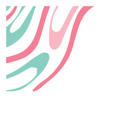 Fototapeta premium Abstract Liquid Corner