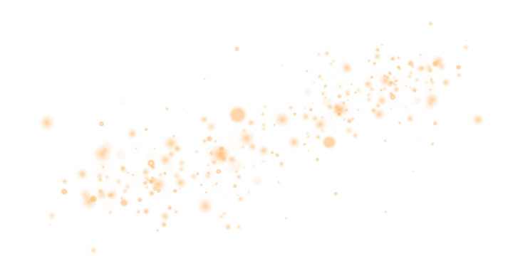 Soft orange bokeh overlay with blurred circles and light spots creating a dreamy atmosphere, ideal for enhancing designs, backgrounds, and artistic projects with a touch of elegance and warmth