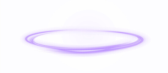 Abstract purple light swirl overlay with soft gradients and smooth edges, creating a dynamic visual...