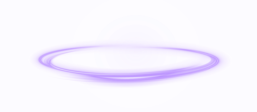 Abstract purple light swirl overlay with soft gradients and smooth edges, creating a dynamic visual effect for creative projects and digital designs with copy space