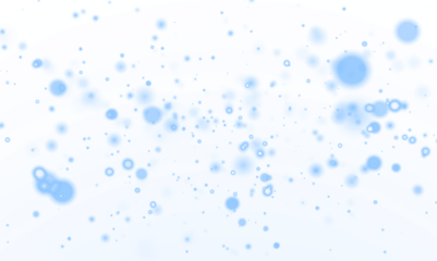 Soft blue bokeh overlay with blurred circular shapes creating a dreamy atmosphere, ideal for backgrounds, design projects, and artistic compositions with copy space for text or graphics