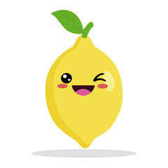 This is a vector image of a lime fruit.