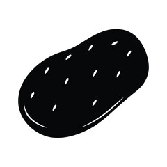 Potato Icon Flat Style