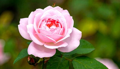 Close-up of a delicate pink rose (6)