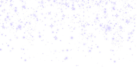 Soft purple glittering stars overlay on a white background, creating a dreamy atmosphere for design projects, perfect for adding a whimsical touch to various creative works