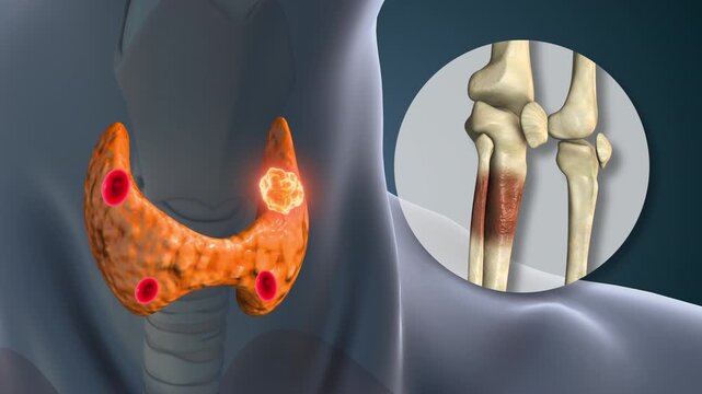 Bone Calcium Loss Triggered By Hyperparathyroidism Condition