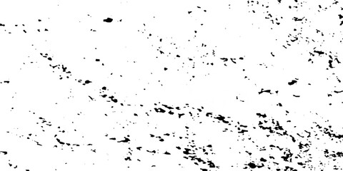 Distress urban overlay spotted concrete grain surface grainy noise rust wall grunge black splatter and white background. damaged chalk crack rough ink wall texture.	