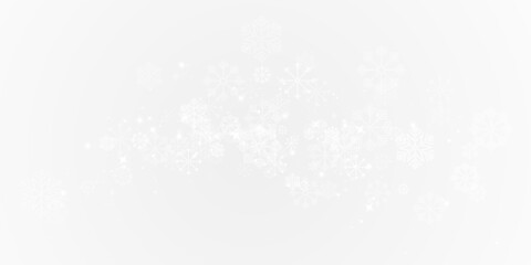 Falling snow overlay PNG, winter snowfall snowflakes transparent background effect for festive photo editing and seasonal design