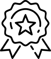 brand values signs vector outline icon on white or transparent background. branding or advertising or company outline icons. Printable sticker.