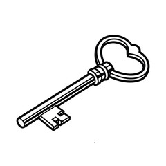 Minimal Flat Padlock Icon for Security Apps
