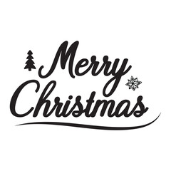 merry christmas calligraphy letter vector, chrismas vector, merry christmas design