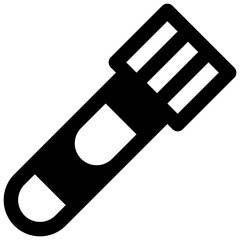 Blood separation. Outlined stroke vector icon with black-filled details.