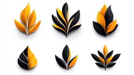 Professional logo collection for premium business branding on a perfectly white background